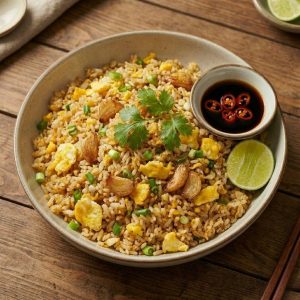 Cơm chiên Labrisa/ tỏi trứng