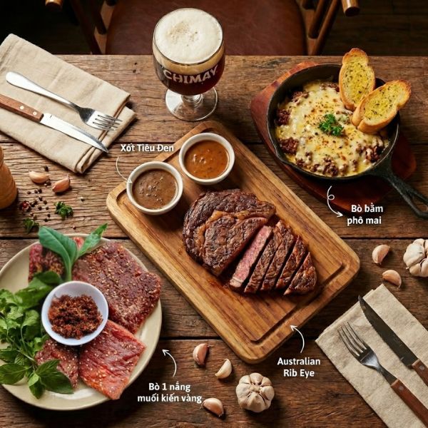 Các món bò ngon tại LaBrisa