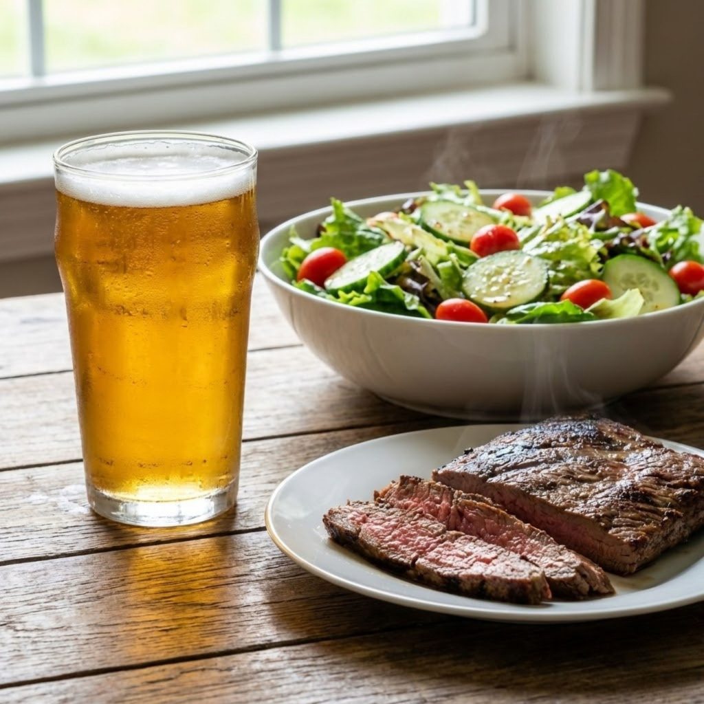 Cách giúp bạn không lo uống bia bị béo bụng